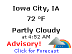 Click for Iowa City, Iowa Forecast